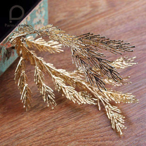 Planet Gates Baroque Tiaras Gold Dendritic Alloy Handmade Hair Jewelry Vintage Wedding Headpieces Crown Bridal Accessories