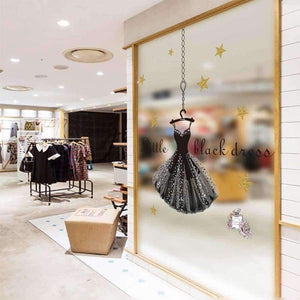 Planet Gates Baroque waltz Wall Stickers decoration For clothing store Decor DIY Wall Decal Commercial place decorative QTM363-4