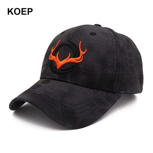 Planet Gates Baseball Cap Fishing Caps Men Outdoor Hunting Camouflage Jungle Hat 3D Deer Head Hiking Casquette Hats