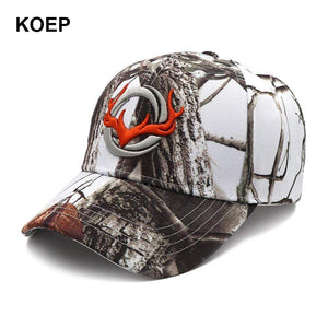 Planet Gates Baseball Cap Fishing Caps Men Outdoor Hunting Camouflage Jungle Hat 3D Deer Head Hiking Casquette Hats