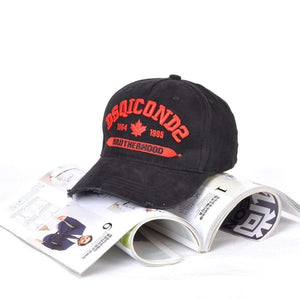 Planet Gates Baseball Cap Men Women Hat Black Embroidery DSQ2 letters Casual Cap Hip Hop Cap Snapback Caps Bone Dad Hat