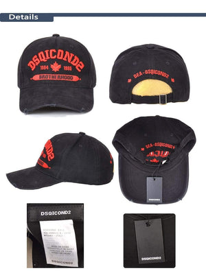 Planet Gates Baseball Cap Men Women Hat Black Embroidery DSQ2 letters Casual Cap Hip Hop Cap Snapback Caps Bone Dad Hat