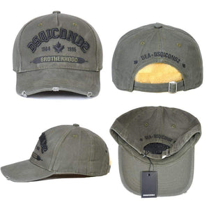 Planet Gates Baseball Cap Men Women Hat Black Embroidery DSQ2 letters Casual Cap Hip Hop Cap Snapback Caps Bone Dad Hat