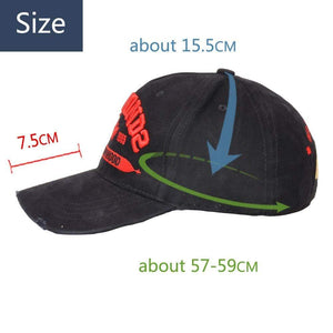 Planet Gates Baseball Cap Men Women Hat Black Embroidery DSQ2 letters Casual Cap Hip Hop Cap Snapback Caps Bone Dad Hat
