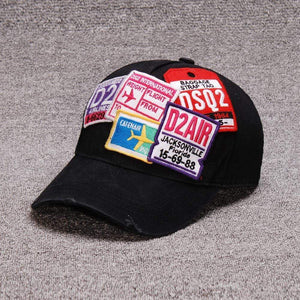 Planet Gates Baseball Caps High Quality 100% cotton unisex Adjustable Baseball Caps ICON letter black cap for men