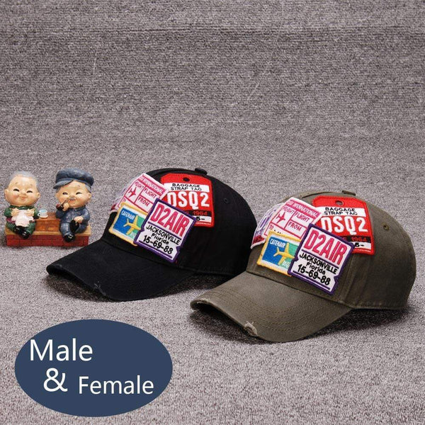 Planet Gates Baseball Caps High Quality 100% cotton unisex Adjustable Baseball Caps ICON letter black cap for men