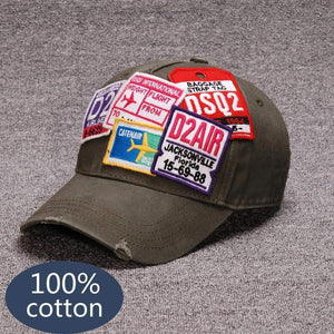 Planet Gates Baseball Caps High Quality 100% cotton unisex Adjustable Baseball Caps ICON letter black cap for men