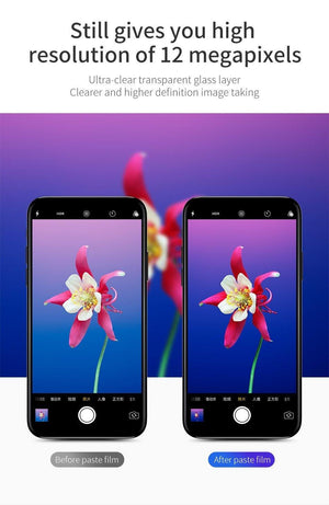 Planet Gates Baseus 0.15mm Tempered Glass Lens Protector For iPhone X Camera Len Glass Film For iPhoneX Back Lens Protection Film 9H Glass