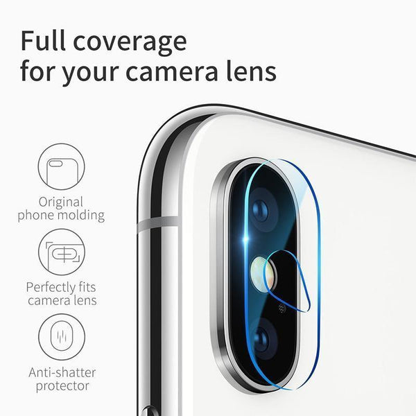 Planet Gates Baseus 0.15mm Transparent Camera Lens Screen Protector For iPhone X 10 Clear Back Cover Phone Lens Tempered Glass For iPhoneX