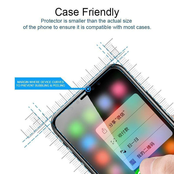 Planet Gates Baseus 0.15mm Transparent Tempered Glass for iPhone X 10 Screen Protector 9H Toughened Protective Glass Front Flim For iPhone 10
