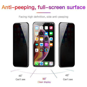 Planet Gates Baseus 0.23mm Anti-peep Screen Protector For iPhone Xs Max XR XS Tempered Glass Full Cover Privacy Protective Film For iPhoneX