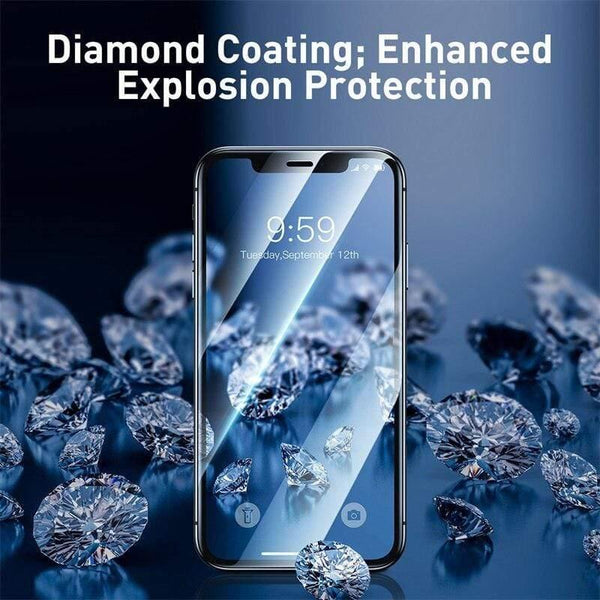 Baseus 0.23mm Full Screen Protector For iPhone 11Pro Max Ultra Thin Full Coverage Curved Tempered Glass For iPhone 11 Glass Film