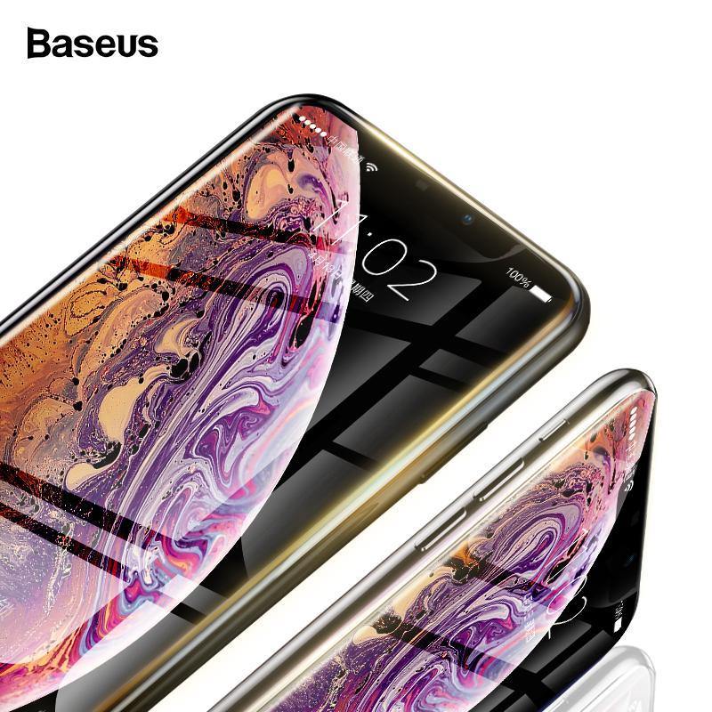 Planet Gates Baseus 0.23mm Screen Protector For iPhone XS Max XR Tempered Glass Front Cover Protective Glass For iPhone Xsmax For iPhonexs