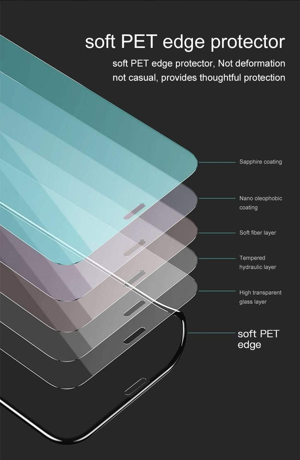 Planet Gates Baseus 0.23mm Screen Protector For iPhone XS Max XR Tempered Glass Front Cover Protective Glass For iPhone Xsmax For iPhonexs