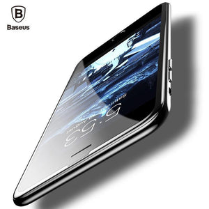 Planet Gates Baseus 0.23mm Screen Protector Tempered Glass For iPhone 8 7 6 s 6s Plus 3D Soft Edge Narrow Side PET Full Cover Thoughened Film