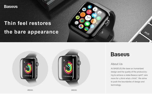 Planet Gates Baseus 0.23mm Thin Protective Glass For Apple Watch 1 2 3 3D Full Coverage Tempered Glass For iWatch 1 2 3 Screen Protector Film