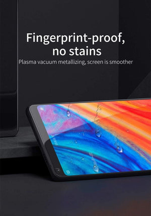 Planet Gates Baseus 0.2mm 9H Full Coverage Tempered Glass For Xiaomi Mix 2S Ultra Thin Screen Protector Glass Front Protective Glass Film