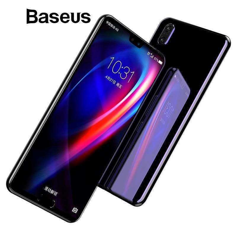 Planet Gates Baseus 0.3mm 3D Surface Full Coverage Screen Protector For Huawei P20 P20 Pro Tempered Glass 9H Protective Glass For Huawei P20