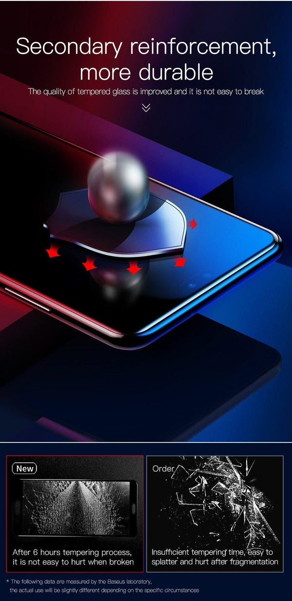 Planet Gates Baseus 0.3mm 3D Surface Full Coverage Screen Protector For Huawei P20 P20 Pro Tempered Glass 9H Protective Glass For Huawei P20