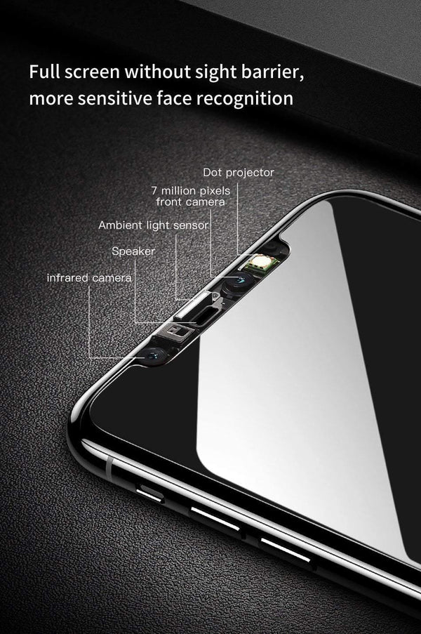 Planet Gates Baseus 0.3mm Anti Spy Tempered Glass For iPhone X 10 Privacy Screen Protector For iPhoneX Anti Peeping Film Protective Glass