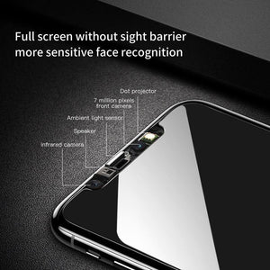 Planet Gates Baseus 0.3mm Anti Spy Tempered Glass For iPhone X 10 Privacy Screen Protector For iPhoneX Anti Peeping Film Protective Glass