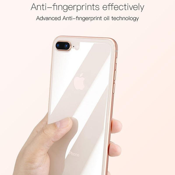 Planet Gates Baseus 0.3mm Back Screen Protector For iPhone 8 Rear Tempered Glass For iPhone 8 Plus Reverse Protective Toughened Glass Film