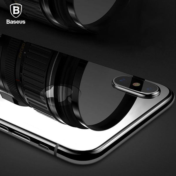 Planet Gates Baseus 0.3mm Back Screen Protector For iPhone X 9H Back Tempered Glass For iPhone X Ultra Thin Protective Glass Film Back Cover
