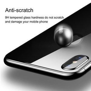 Planet Gates Baseus 0.3mm Back Screen Protector For iPhone X 9H Back Tempered Glass For iPhone X Ultra Thin Protective Glass Film Back Cover