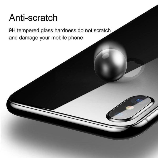 Planet Gates Baseus 0.3mm Back Screen Protector For iPhone X 9H Back Tempered Glass For iPhone X Ultra Thin Protective Glass Film Back Cover