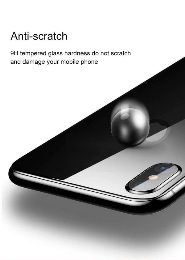 Planet Gates Baseus 0.3mm Back Screen Protector For iPhone X 9H Back Tempered Glass For iPhone X Ultra Thin Protective Glass Film Back Cover