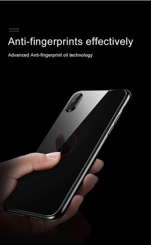 Planet Gates Baseus 0.3mm Back Tempered Glass For iPhone Xs Ultra Thin Transparent Protective Glass For iPhone Xs Max 2018 Back Film Cover