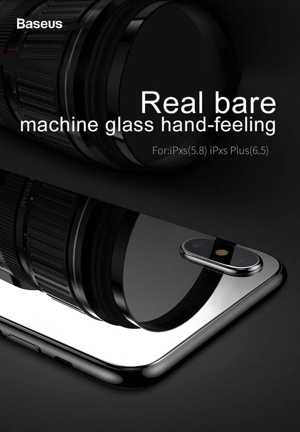 Planet Gates Baseus 0.3mm Back Tempered Glass For iPhone Xs Ultra Thin Transparent Protective Glass For iPhone Xs Max 2018 Back Film Cover