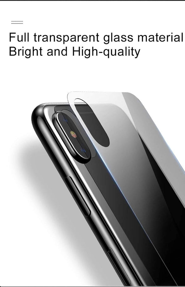 Planet Gates Baseus 0.3mm Back Tempered Glass For iPhone Xs Ultra Thin Transparent Protective Glass For iPhone Xs Max 2018 Back Film Cover