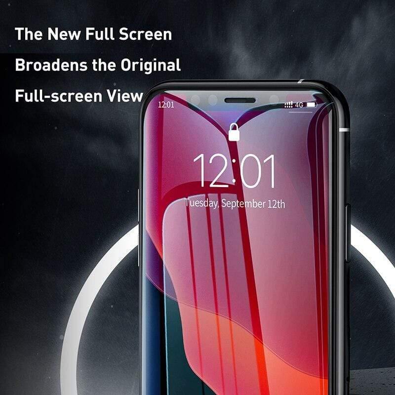 Baseus 0.3mm Full Coverage Protective Glass For iPhone 11 Pro Max Tempered Glass Screen Protector For iPhone 11 Pro Glass