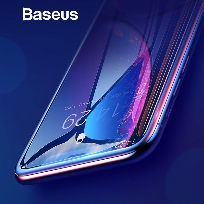 Planet Gates Baseus 0.3mm Full Coverage Tempered Glass For iPhone Xs Xs Max XR 2018 Screen Protector Thin Protective Glass For iPhone X Xs XR