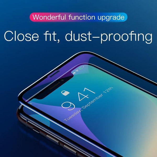 Planet Gates Baseus 0.3mm Full Coverage Tempered Glass For iPhone Xs Xs Max XR 2018 Screen Protector Thin Protective Glass For iPhone X Xs XR