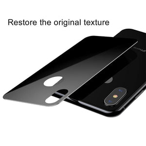 Planet Gates Baseus 0.3mm Protective Glass For iPhone Xs Xs Max XR Back Film Tempered Glass Ultra Thin 9H Scratch Proof Back Glass Film Cover