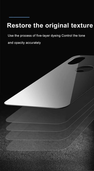 Planet Gates Baseus 0.3mm Protective Glass For iPhone Xs Xs Max XR Back Film Tempered Glass Ultra Thin 9H Scratch Proof Back Glass Film Cover