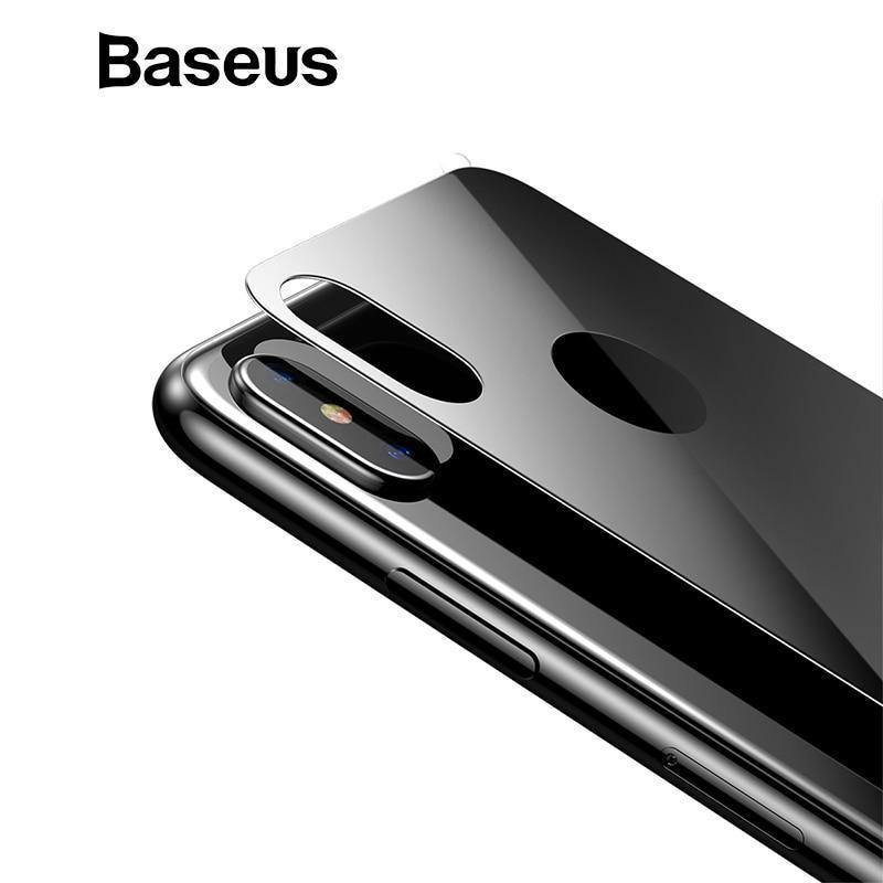 Planet Gates Baseus 0.3mm Protective Glass For iPhone Xs Xs Max XR Back Film Tempered Glass Ultra Thin 9H Scratch Proof Back Glass Film Cover