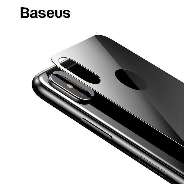 Planet Gates Baseus 0.3mm Protective Glass For iPhone Xs Xs Max XR Back Film Tempered Glass Ultra Thin 9H Scratch Proof Back Glass Film Cover