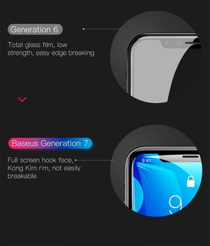 Planet Gates Baseus 0.3mm Screen Protector For iPhone Xs Max Xr Xsmax 3D Cover Tempered Glass Protective Glass Film For iPhoneXs Max iPhoneXr