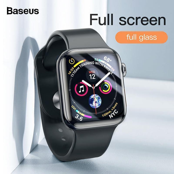 Planet Gates Baseus 0.3mm Screen Protector For iWatch 4 Scratch Proof Glass Full Cover Touchscreen Protective Film For Apple Watch Series 4