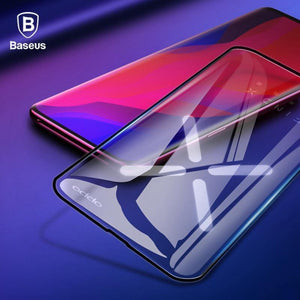 Planet Gates Baseus 0.3MM Screen Protector Tempered Glass For OPPO Find X Curved Edge Full Cover Toughened Protection Glass Film For Find X