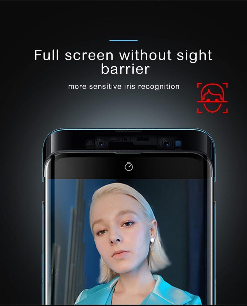 Planet Gates Baseus 0.3MM Screen Protector Tempered Glass For OPPO Find X Curved Edge Full Cover Toughened Protection Glass Film For Find X