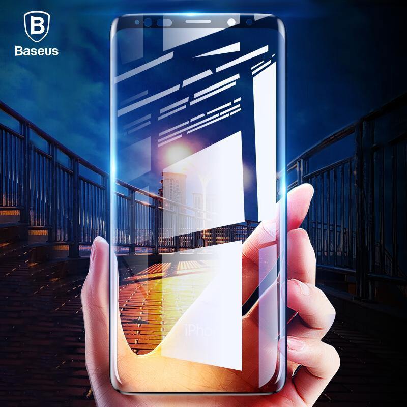 Planet Gates Baseus 0.3mm Screen Protector Tempered Glass For Samsung Galaxy Note 9 Curved Protective Toughened Glass Film For Samsung Note9