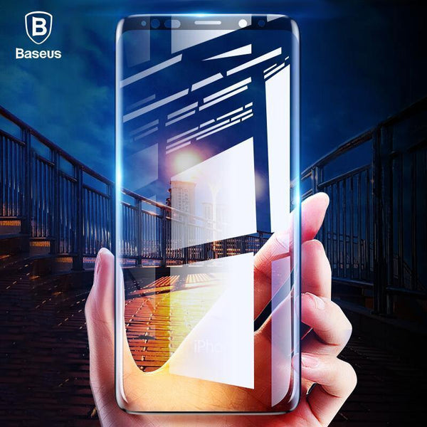Planet Gates Baseus 0.3mm Screen Protector Tempered Glass For Samsung Galaxy Note 9 Curved Protective Toughened Glass Film For Samsung Note9
