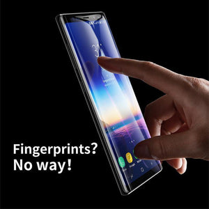 Planet Gates Baseus 0.3mm Screen Protector Tempered Glass For Samsung Galaxy Note 9 Curved Protective Toughened Glass Film For Samsung Note9