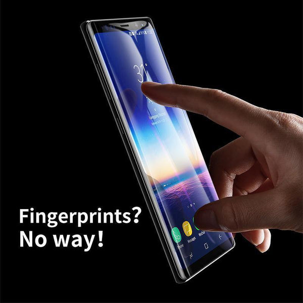 Planet Gates Baseus 0.3mm Screen Protector Tempered Glass For Samsung Galaxy Note 9 Curved Protective Toughened Glass Film For Samsung Note9