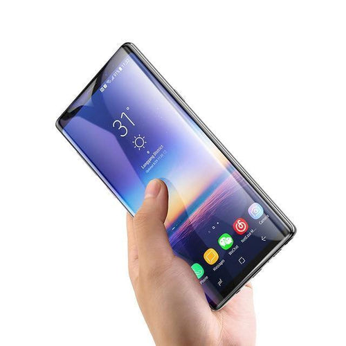 Planet Gates Baseus 0.3mm Screen Protector Tempered Glass For Samsung Galaxy Note 9 Curved Protective Toughened Glass Film For Samsung Note9