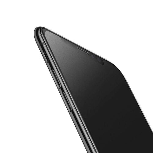 Baseus 0.3mm Tempered Glass for iPhone X Xs Full Cover Protective Glass For iPhone Xs Screen Protector for iPhone X Xs (black For iPhone X XS)